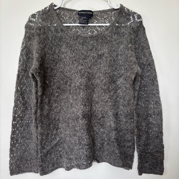 ✨Tristan & Iseut Mohair Wool Knit Sweater - Size L - Picture 1 of 6